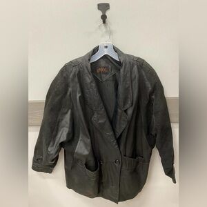 Vintage g4000 Oversized Leather Blazer Jacket